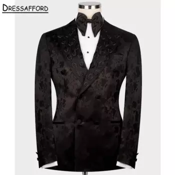 Черный мужской костюм