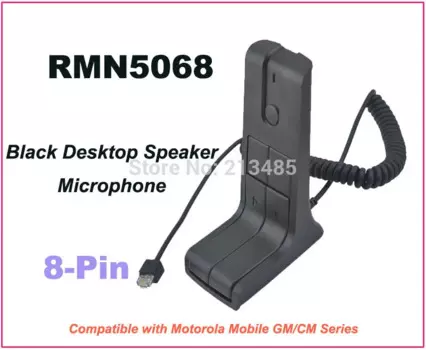 Черный настольный микрофон RMN5068 для Motorola, серия GM/CM