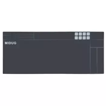 Черный очень большой коврик для чистки пистолета 43 дюйма X18 дюйма, резиновый магнитный коврик, коврик для чистки ружья, защитный коврик для верстака для всех пистолетов