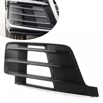 Черный передний бампер для автомобиля, нижняя боковая решетка, противотуманная фара для Audi Q7 S-Line 2016 2017 2018