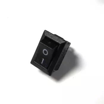 Черный пластиковый клавишный выключатель KCD1-11 117S 250VAC/3A 6A 125V AC 2P (10 шт.)