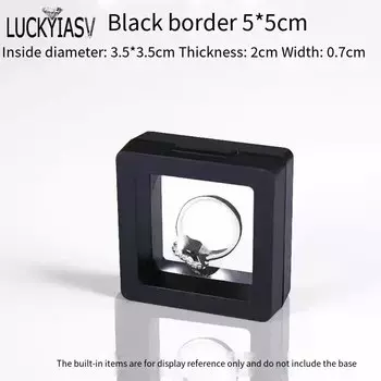 Черный пластиковый ящик для хранения ювелирных изделий Luckyiasv