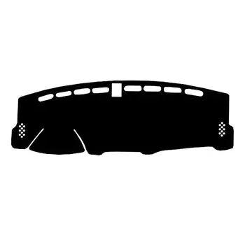 Черный полиэстер, самоклеящийся чехол для приборной панели автомобиля, коврик для приборной панели с левым рулем, подходит для Hyundai Venue 2019 2020 2021 2022 2023