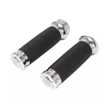 Черный руль мотоцикла, ручка 1 дюйм, 25 мм, ручки для Harley Sportster XL 883 1200 Touring Dyna Softail Road King