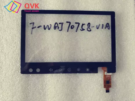 Черный сенсорный экран P/N F-WGJ70758-v1a емкостный сенсорный экран панель Ремонт Запасные части Бесплатная доставка