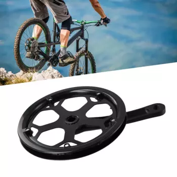 Черный шатун 170 мм с защитной пластиной для электрических дорожных MTB Fixie Bikes 40/48/52T, звездочка с квадратным отверстием, нижние аксессуары для велосипеда