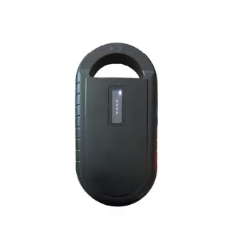 Черный сканер микрочипов для животных, считыватель микрочипов, чип ISO OLED, сканер для собак 134,2 кгц для Rfid-метки, микрочипа для животных