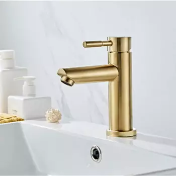 Черный смеситель для раковины из нержавеющей стали 304 с одной ручкой матовый золотой смеситель для ванной кран для раковины кран Torneira