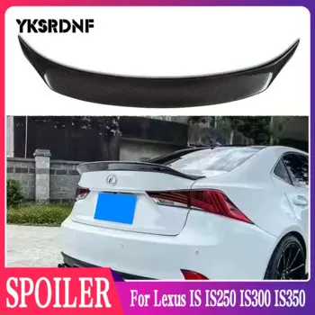 Черный/углеродный Автомобильный задний спойлер для багажника губа для LEXUS IS200 IS250 IS350 IS300 2014-2019 AR Style задний спойлер для багажника