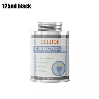Черный жидкий электрический герметик 125 мл