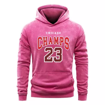 Чикаго 23, мужские потертые толстовки с буквенным принтом, свободная уличная одежда в стиле хип-хоп, хлопковая потертая толстовка, мягкая разноцветная мужская толстовка