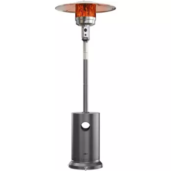 Chimeneas, Обогреватель для патио для использования на открытом воздухе с дизайном круглого стола, двухслойная горелка из нержавеющей стали, Chimeneas