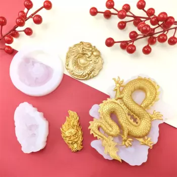 Силиконовая форма для моделирования дракона