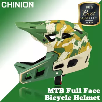 CHINION MTB Полнолицевой шлем для взрослых DH Горные велосипедные шлем для мотокросса внедорожный защитный шлем Горный полный Чехол велосипедный шлем