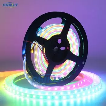 CHINLY Светодиодная лента WS2812B RGB 30/60/144 светодиодов 5В
