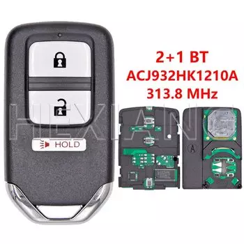 Чип DR ID47 ACJ932HK1210A 313,8 МГц ACJ932HK1310A 433,9 МГц бесконтактный автомобильный дистанционный ключ для Honda Accord Civic CR-V CR-Z Crosstour