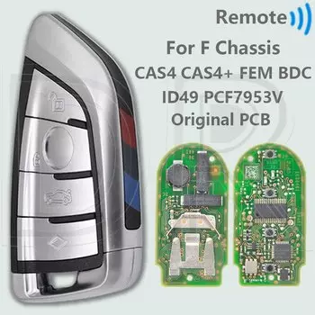Чип DR ID49 PCF7953V, оригинальная печатная плата, 433,9 МГц, поддержка приближения CAS4 CAS4 + FEM BDC, автомобильный дистанционный ключ для BMW 3 5 7 X3 X5 X6 M2 M3 M4