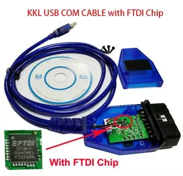 Чип FTDI, VAG 409-1, Vag- Com, vag 409, kkl, OBD2, USB-кабель, сканер OBD, интерфейс сканера для кабеля Audi /Seat /VW /Skoda KKL 409