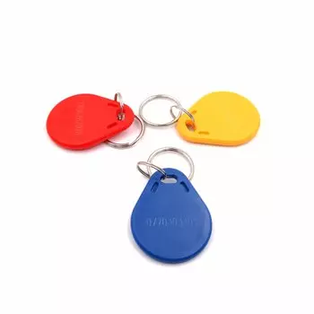 Чип IC 13,56 МГц F1108, брелок для ключей из ПВХ с биркой и выгравированным кодом 8H10D UID ISO14443A