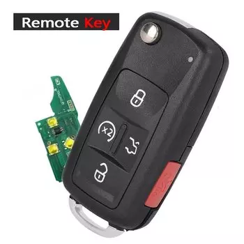 Чип KEYECU 315 МГц ID48 561 837 202 A/ 561837202 D Дистанционный брелок для Volkswagen Golf Beetle Jetta Passat R32 Eos GTI Rabbit CC
