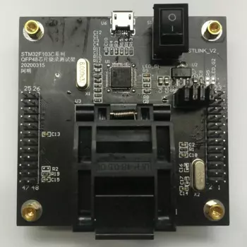 Чип программирования загрузочного теста GD32 STM32L1/F, программируемая розетка программирования IC LQFP48