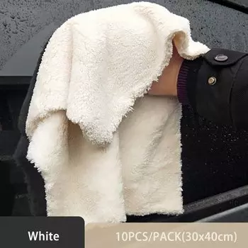 Чистящее полотенце из микрофибры, 3/5/10 шт., полотенца из микрофибры, очень мягкие полотенца для мытья автомобиля, дома, сушильная ткань, тряпки для мытья автомобиля 30x40 см