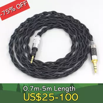 Чистый 99% Серебряный Внутренний нейлоновый кабель для наушников Sennheiser Impulse 1,0 2,0, гарнитура для наушников LN007460