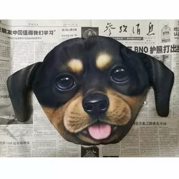 CHIZIYO 2024, шнауцер с 3D принтом, Тедди, собака, лицо, подголовник автомобиля, подставка для шеи, авто подушка для шеи без наполнителя