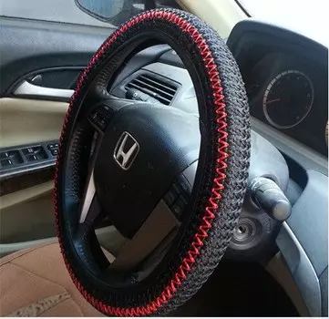 CHIZIYO дышащая ткань из ледяного шелка, противоскользящая защита на руль автомобиля без внутреннего круга для 36 38 см