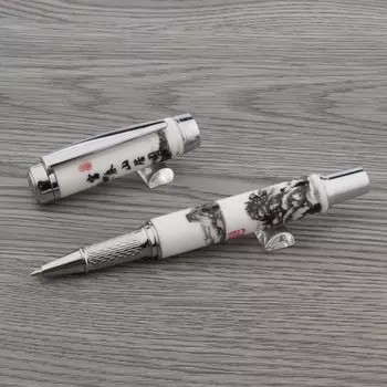 Chouxiongluwei 950 ручка-роллер сине-белая