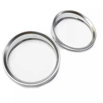 Хромированные/матовые серебряные кольца приборной панели, лицевая панель, накладка для BMW E90 E91 E92 E93 M3