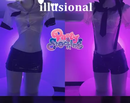 Чулки с подвязками для женщин, сексуальные аниме костюмы на Хэллоуин