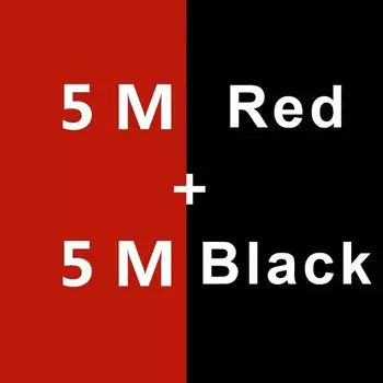 CHYAM Силиконовый термостойкий кабель 8-30 AWG красный/черный 10 м