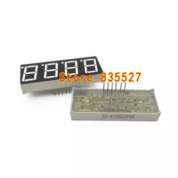 Цифровая трубка 20 шт./лот, красная 0,56 дюймовая четырехбитная цифровая трубка с общим катодом, 5461 светодиодов