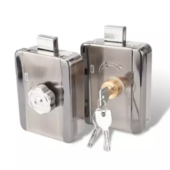 Цифровой электрический замок, автоматический индукционный замок из чистой меди, цилиндр, контроль доступа, бесшумный дверной замок с механическим ключом