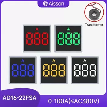 Цифровой амперметр CKCTINNER 22 мм 0-100A