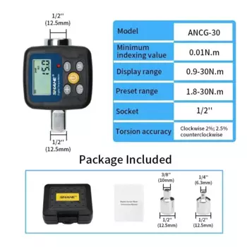 Цифровой динамометрический ключ Shahe