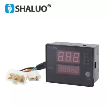 HJ-502 Цифровой Измеритель двигателя, цифровой многофункциональный измерительный прибор с дисплеем, защита от низкого напряжения 220 В 380 В