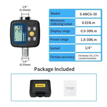 Цифровой измеритель крутящего момента Shahe