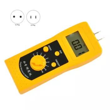 Цифровой измеритель влажности мяса DM300R, анализатор влажности свинины, говядины, ягненка, курицы, Диапазон 10-90% с ЖК-дисплеем