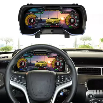 Цифровой кластер для Chevrolet Camaro 2010-2015, ЖК-экран 12,3 дюйма, умный измерительный дисплей, обновленная Модифицированная Приборная панель автомобиля