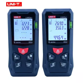 Цифровой лазерный дальномер UNI-T LM40e + LM60e + лазерный измеритель расстояния электронная линейка дальномер измерительная лента