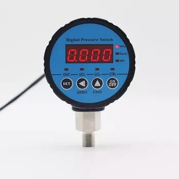 Цифровой манометр ZGCJ pressure gauge G1/4 0-0,4 МПа/1,6 МПа с реле