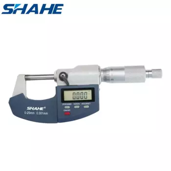 SHAHE цифровой микрометр 0,001 мм 0-25 мм электронный внешний микрометр со шкалой, измерительный инструмент