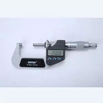 Цифровой микрометр Syntek 0,001 мм, электронные Микрометры с наружным хромированным калибром, измерительные инструменты 0-25-50-75-мм