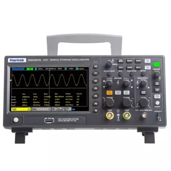 Цифровой осциллограф Hantek DSO2D15, двухканальный, 150 МГц, полоса пропускания 1 Гвыб/с, Ручной осциллограф Hantek