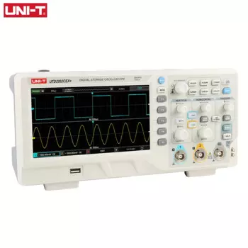 Цифровой осциллограф UNI - T UTD2202CEX + 200 МГц USB осциллограф 2 - канальный 1GS / s коэффициент отбора проб