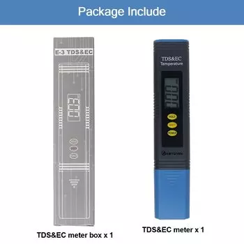 Цифровой pH-метр Ketotek, термометр ATC TDS и EC, тестер температуры по Цельсию, градусов по Фаренгейту для аквариума, бассейна, вина, мочи, воды