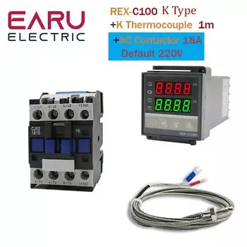 Цифровой регулятор температуры REX-C100 EARUELECTRIC