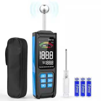 Цифровой Сферический Бесконтактный настенный измеритель влажности WM710A для напольного покрытия, Бесконтактное устройство, сферический измеритель влажности
